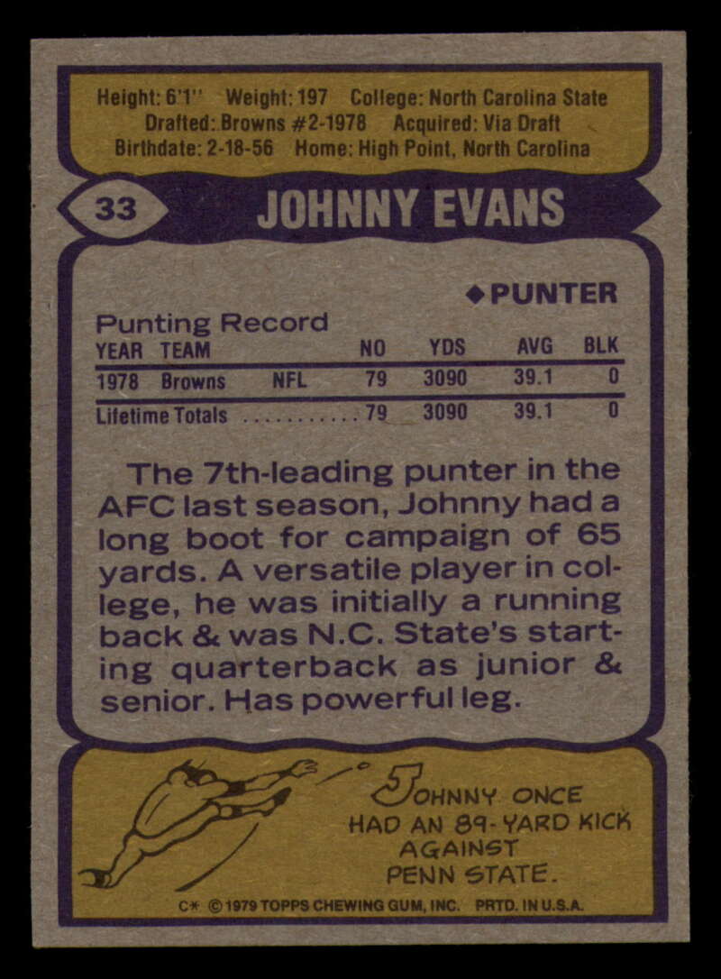 1979 Topps Football - #1 to #60 - Complete your set - Pick your card - Picture 227 of 457