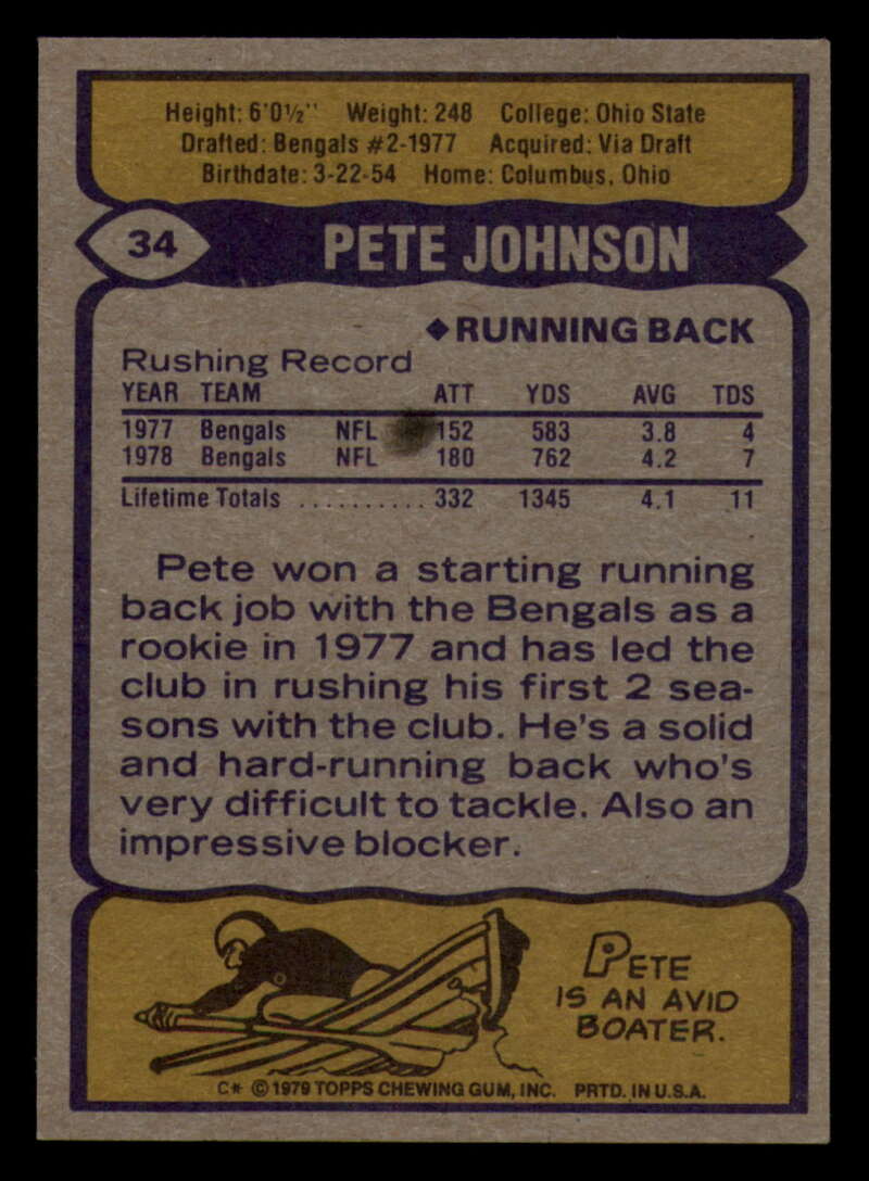 1979 Topps Football - #1 to #60 - Complete your set - Pick your card - Picture 237 of 457