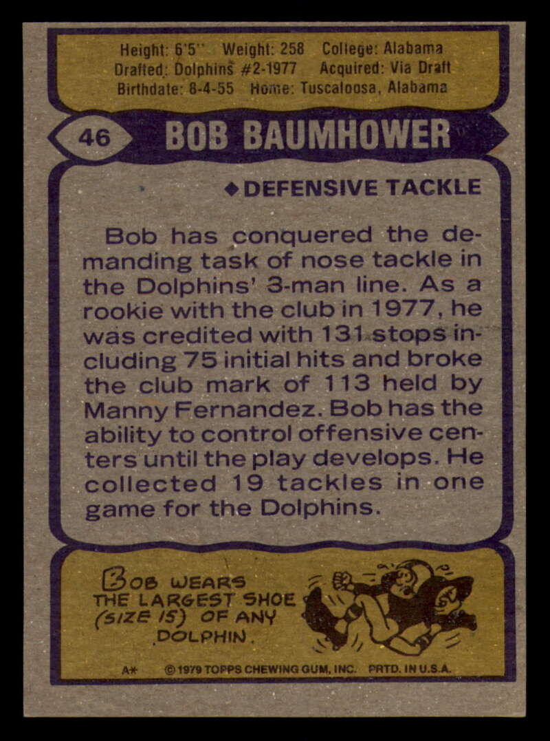 1979 Topps Football - #1 to #60 - Complete your set - Pick your card - Picture 331 of 457