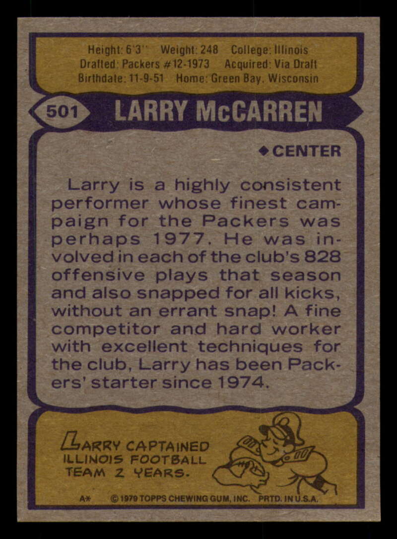 1979 Topps Football - #501 to #528 - Complete your set - Pick your card - Picture 9 of 201