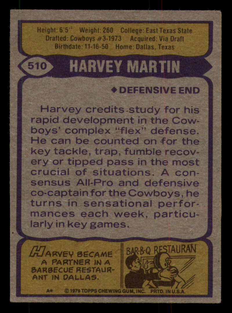 1979 Topps Football - #501 to #528 - Complete your set - Pick your card - Picture 77 of 201