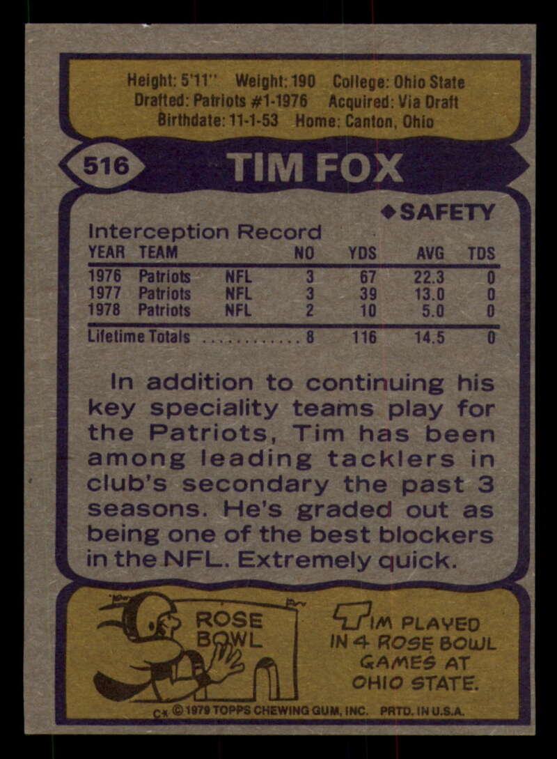 1979 Topps Football - #501 to #528 - Complete your set - Pick your card - Picture 117 of 201