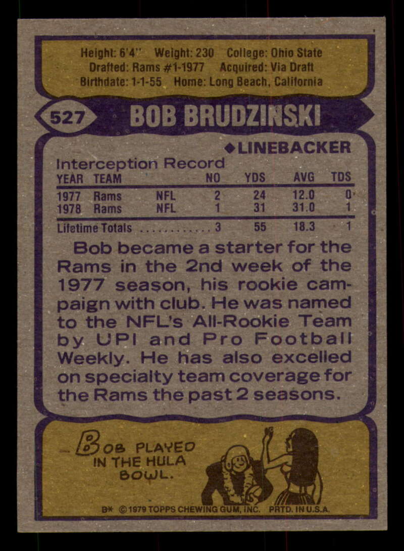 1979 Topps Football - #501 to #528 - Complete your set - Pick your card - Picture 191 of 201