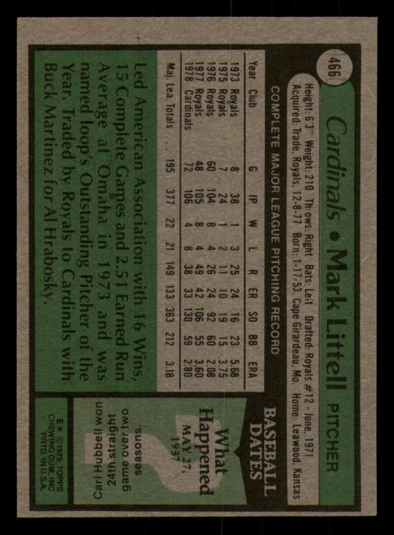 1979 Topps Baseball #451  to  #500 - Complete your set - Pick your card - Picture 159 of 489