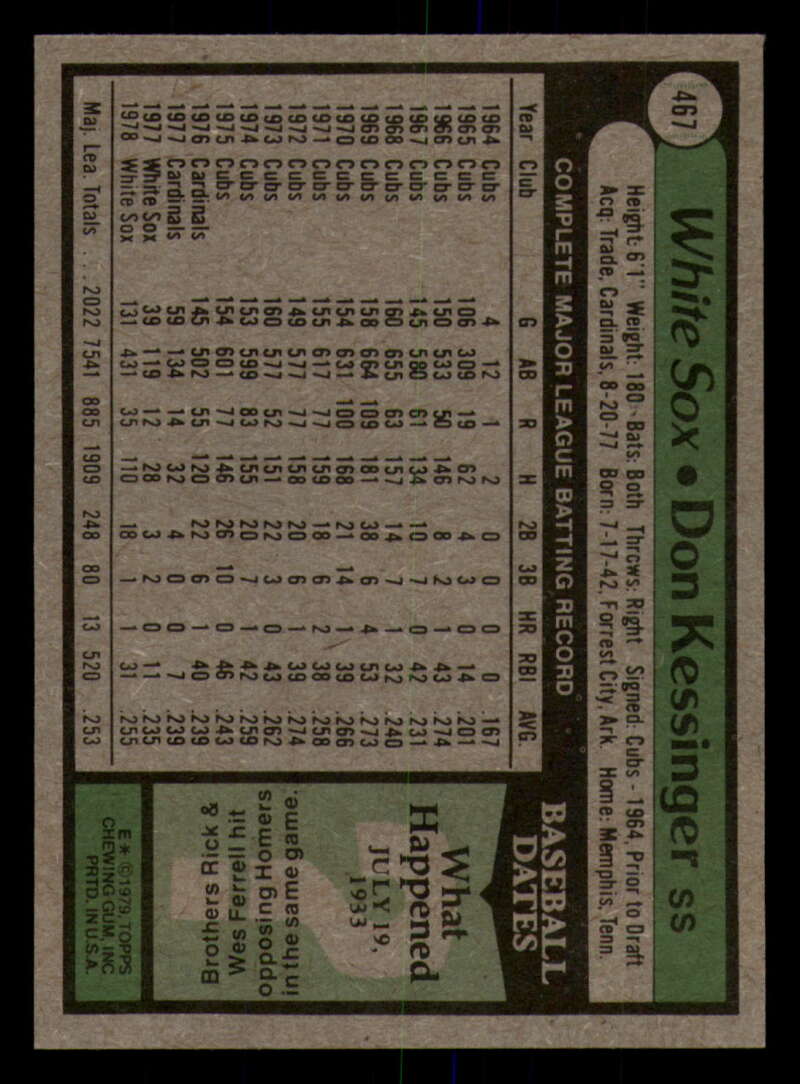 1979 Topps Baseball #451  to  #500 - Complete your set - Pick your card - Picture 175 of 489