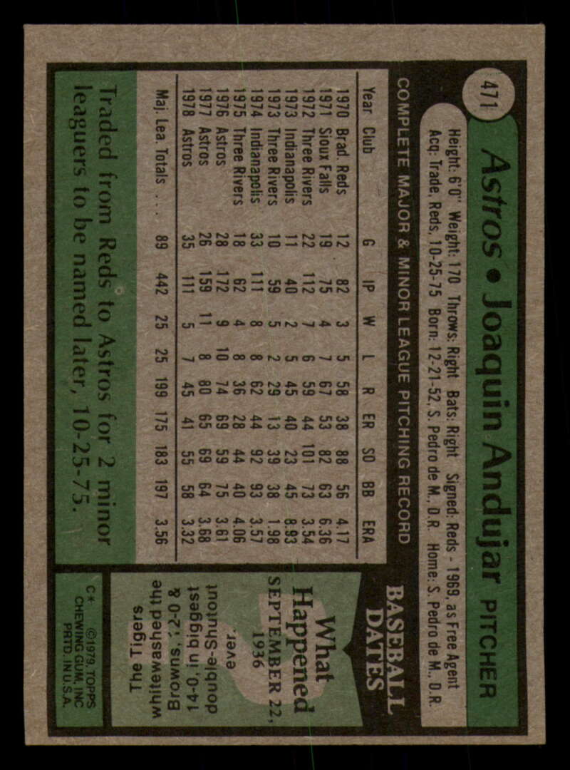 1979 Topps Baseball #451  to  #500 - Complete your set - Pick your card - Picture 209 of 489