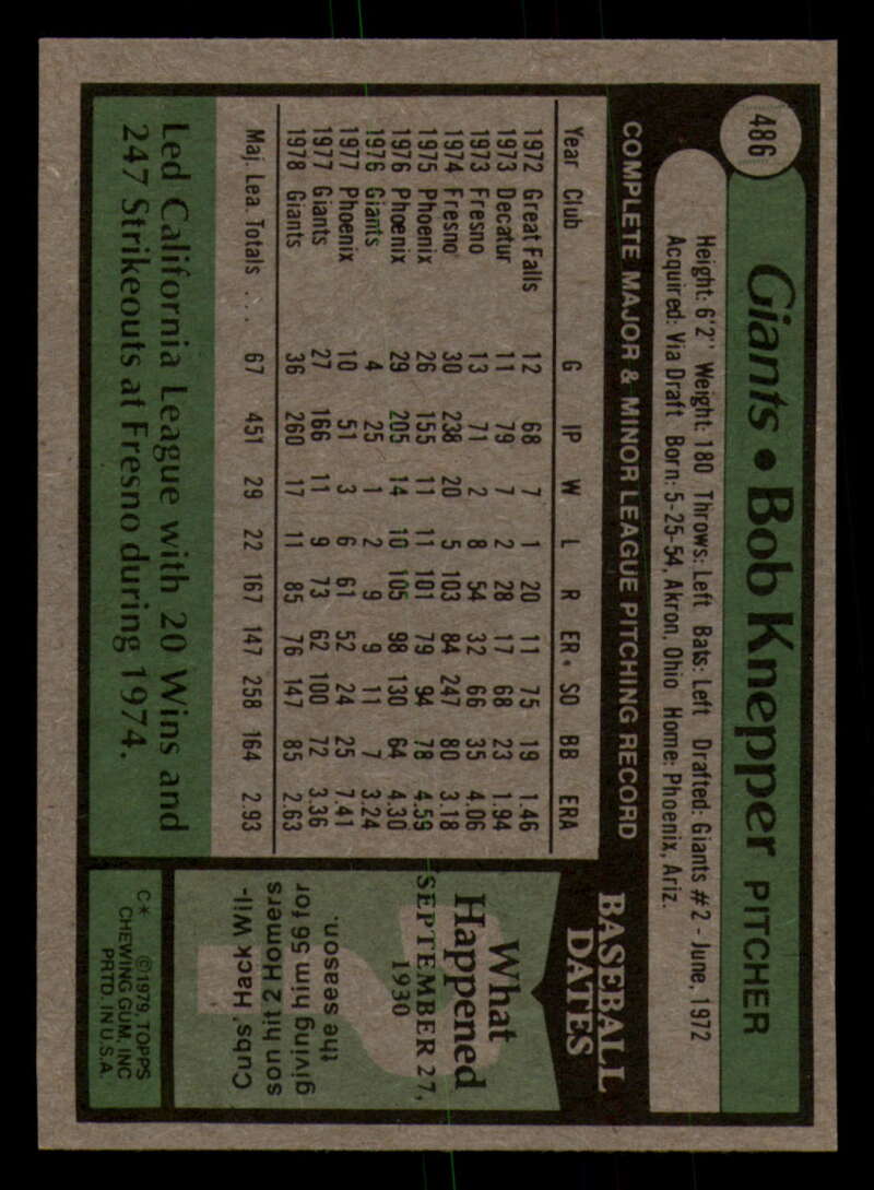 1979 Topps Baseball #451  to  #500 - Complete your set - Pick your card - Picture 349 of 489
