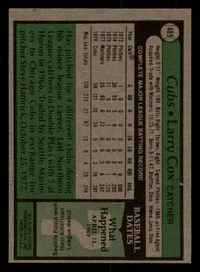 1979 Topps Baseball #451  to  #500 - Complete your set - Pick your card - Picture 381 of 489