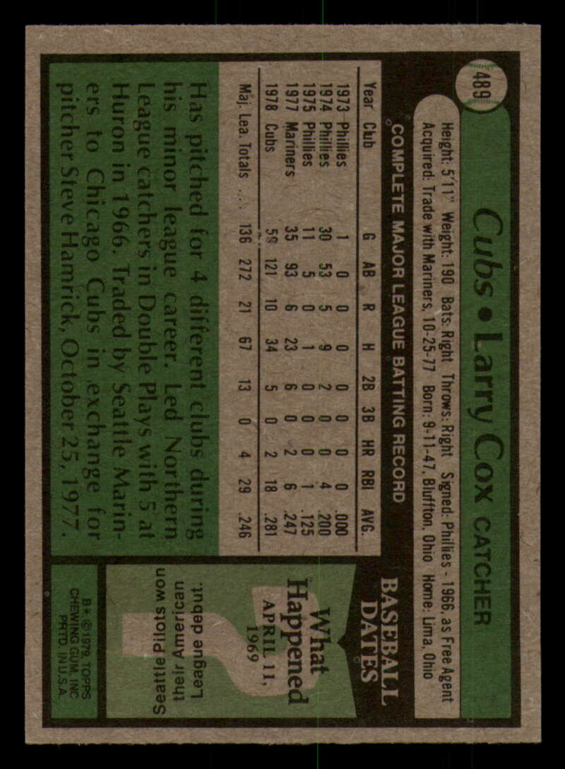 1979 Topps Baseball #451  to  #500 - Complete your set - Pick your card - Picture 383 of 489