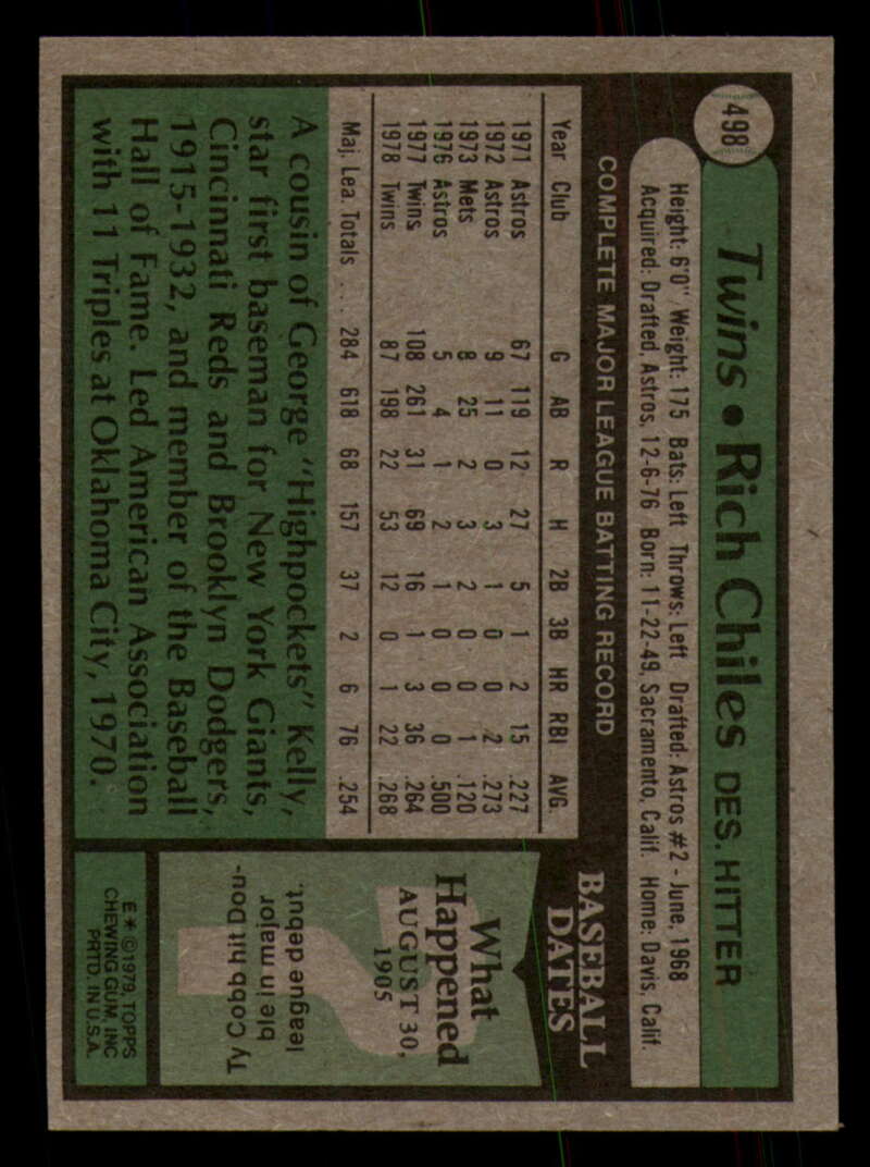 1979 Topps Baseball #451  to  #500 - Complete your set - Pick your card - Picture 469 of 489