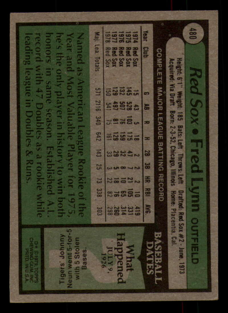 1979 Topps Baseball #451  to  #500 - Complete your set - Pick your card - Picture 299 of 489