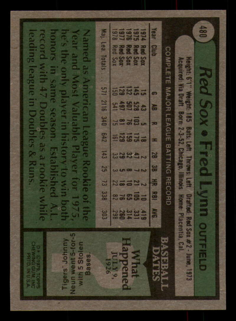 1979 Topps Baseball #451  to  #500 - Complete your set - Pick your card - Picture 301 of 489