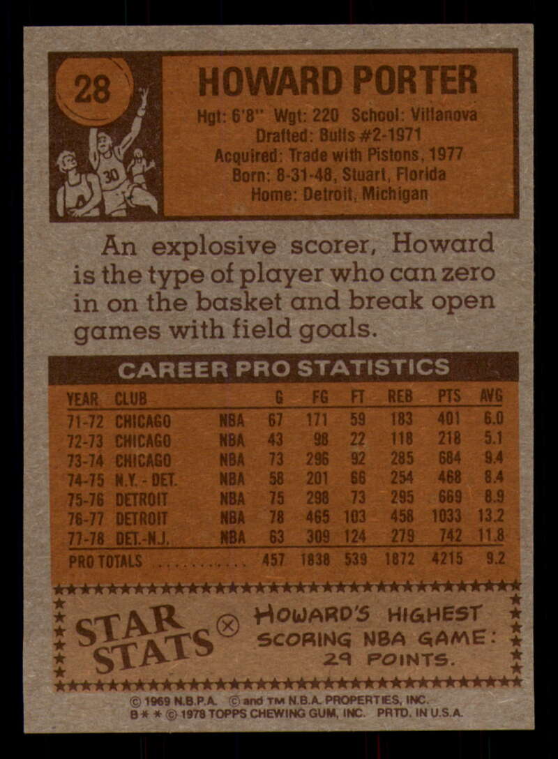 1978-79 Topps Basketball #1 - #50 - Complete your set - Pick your card - Picture 191 of 361