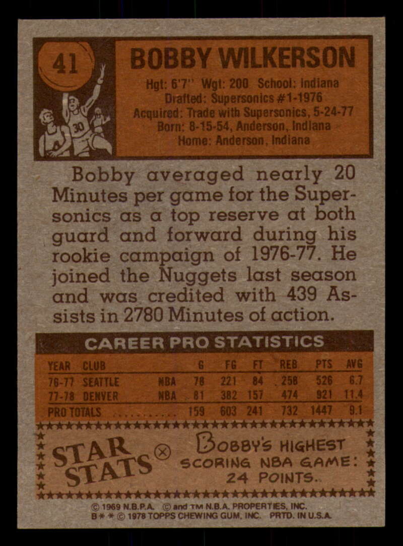 1978-79 Topps Basketball #1 - #50 - Complete your set - Pick your card - Picture 305 of 361