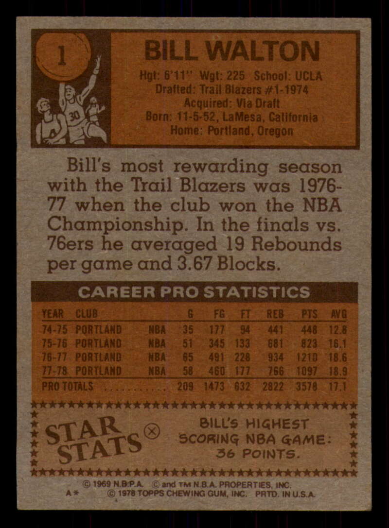 1978-79 Topps Basketball #1 - #50 - Complete your set - Pick your card - Picture 3 of 361