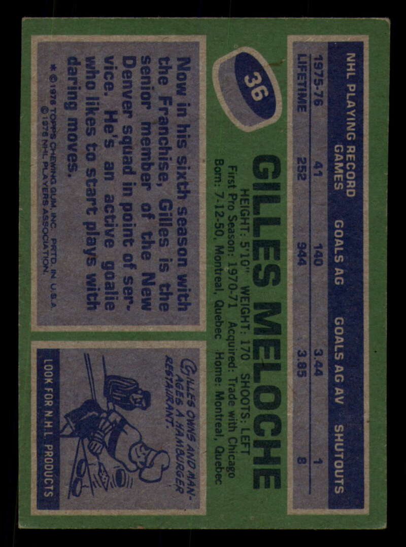 1976-77 Topps Hockey  #6 - #85 - Complete your set - Pick your Card - Picture 135 of 423