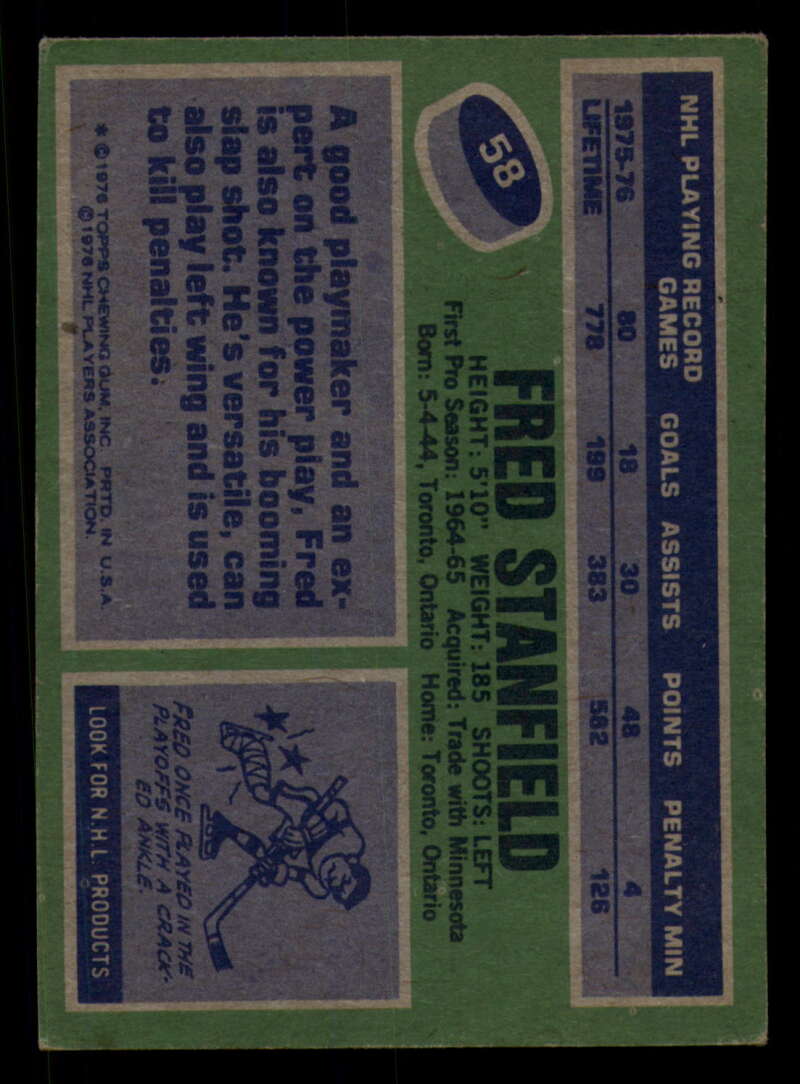 1976-77 Topps Hockey  #6 - #85 - Complete your set - Pick your Card - Picture 271 of 423