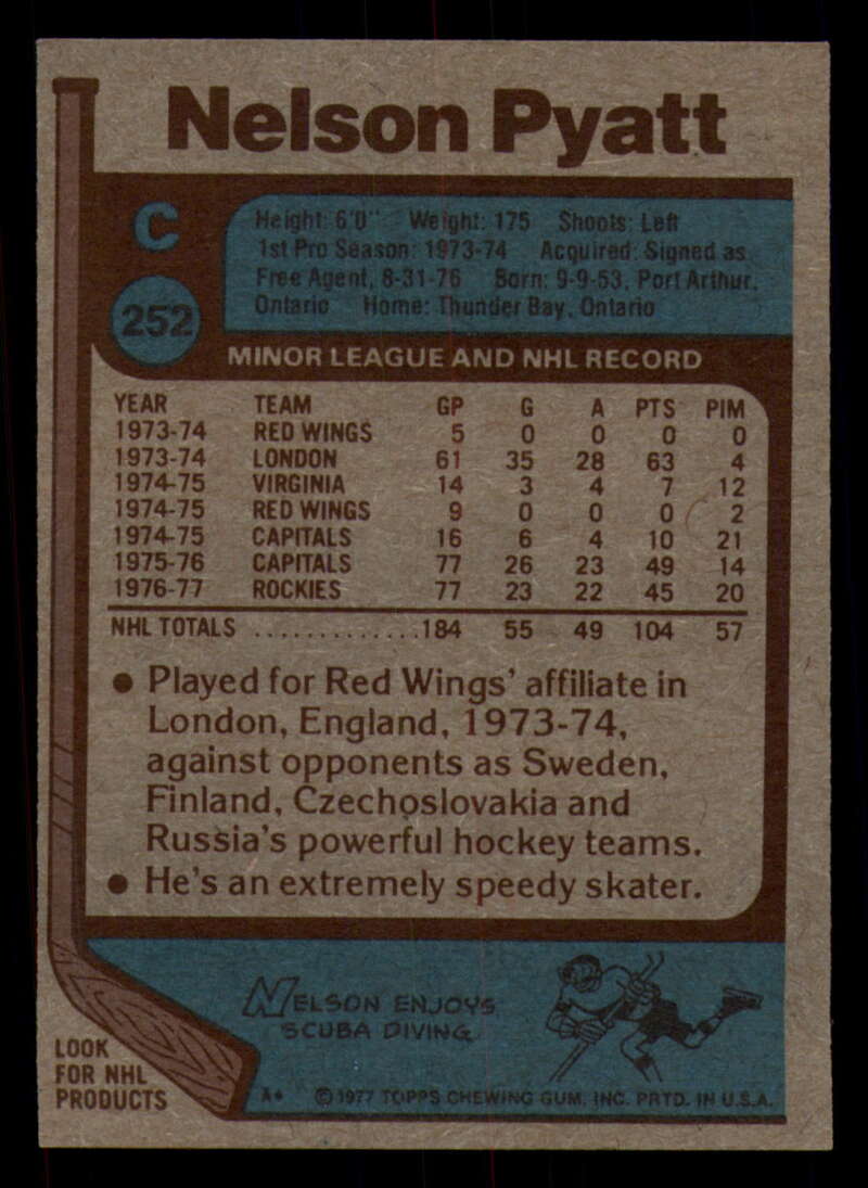 1977-78 Topps Hockey - #221 to #264 - Complete your set - Pick your card - Picture 193 of 291
