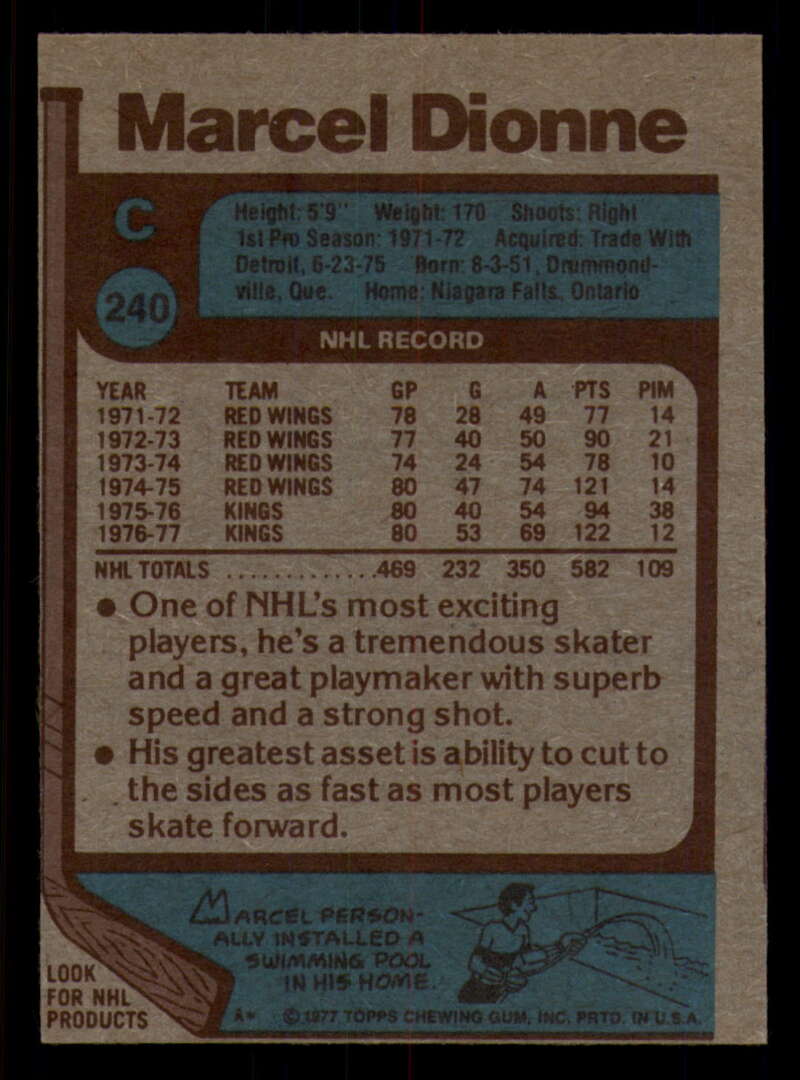 1977-78 Topps Hockey - #221 to #264 - Complete your set - Pick your card - Picture 121 of 291