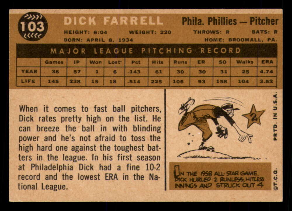 1960 Topps Baseball #91 to #180 - Complete your set - Pick your card - Picture 73 of 455