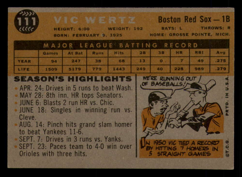 1960 Topps Baseball #91 to #180 - Complete your set - Pick your card - Picture 111 of 455