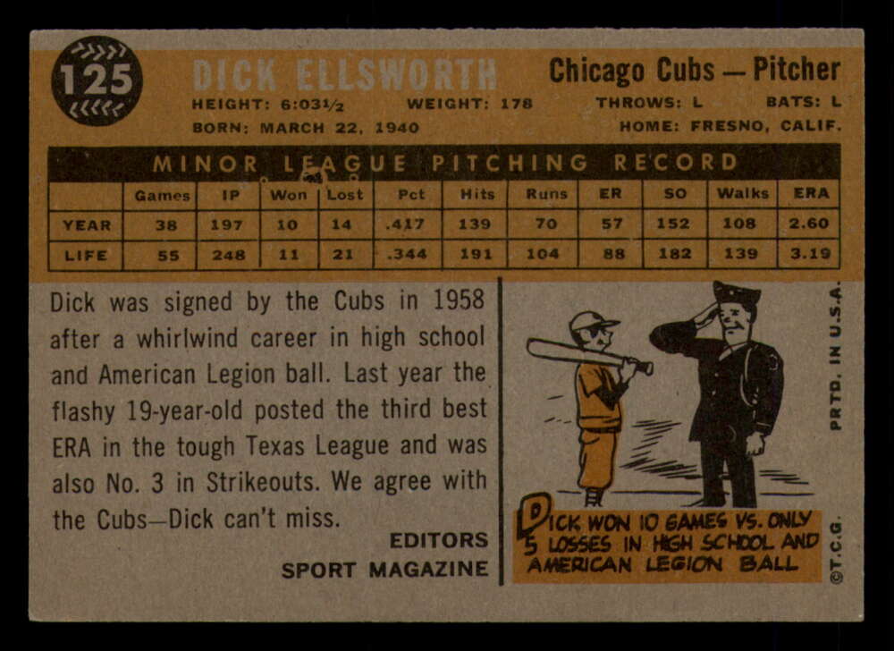 1960 Topps Baseball #91 to #180 - Complete your set - Pick your card - Picture 163 of 455