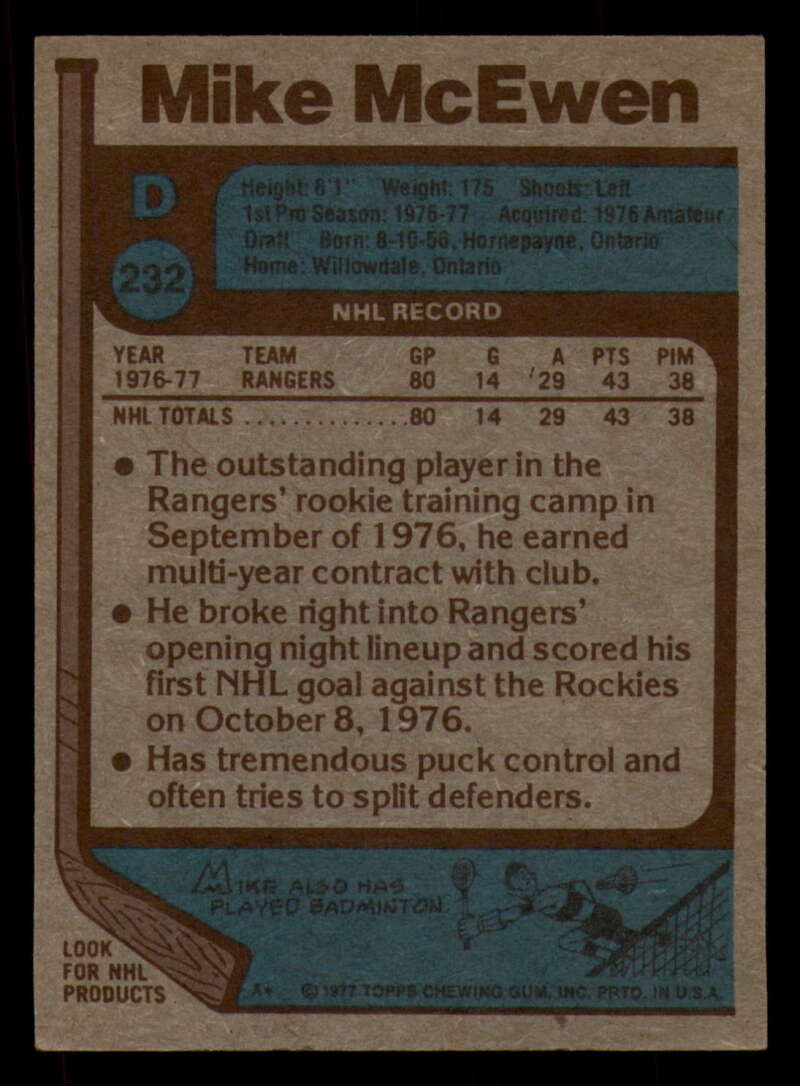 1977-78 Topps Hockey - #221 to #264 - Complete your set - Pick your card - Picture 59 of 291