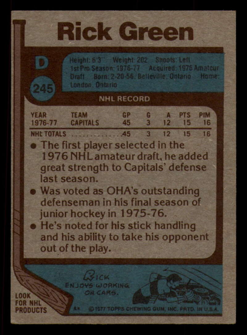 1977-78 Topps Hockey - #221 to #264 - Complete your set - Pick your card - Picture 151 of 291