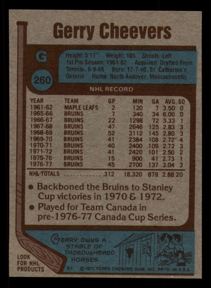 1977-78 Topps Hockey - #221 to #264 - Complete your set - Pick your card - Picture 261 of 291