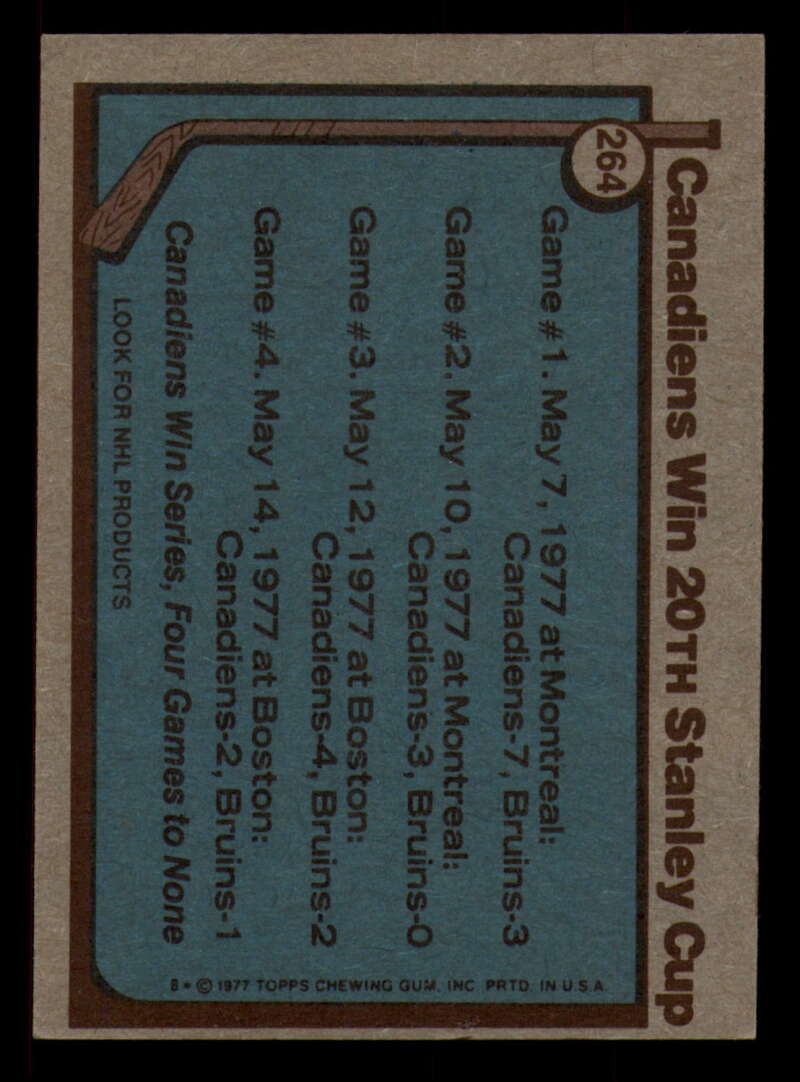 1977-78 Topps Hockey - #221 to #264 - Complete your set - Pick your card - Picture 291 of 291