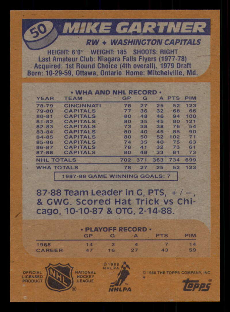 1988-89 Topps Hockey - #2 - #100 - Complete your set - Pick your card - Picture 231 of 433