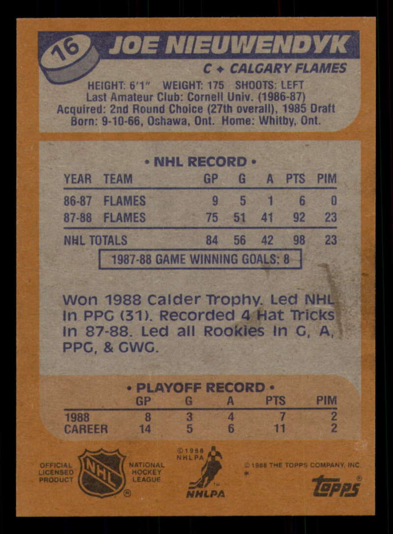 1988-89 Topps Hockey - #2 - #100 - Complete your set - Pick your card - Picture 71 of 433