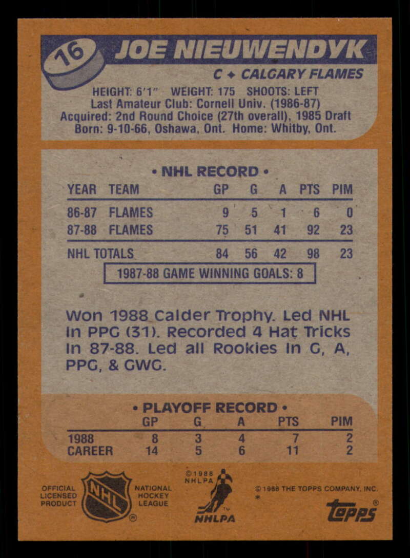 1988-89 Topps Hockey - #2 - #100 - Complete your set - Pick your card - Picture 73 of 433