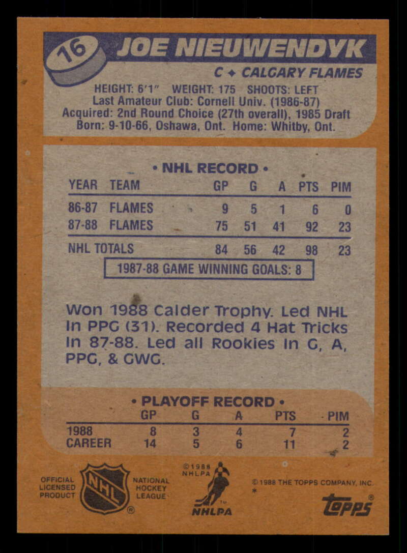 1988-89 Topps Hockey - #2 - #100 - Complete your set - Pick your card - Picture 69 of 433