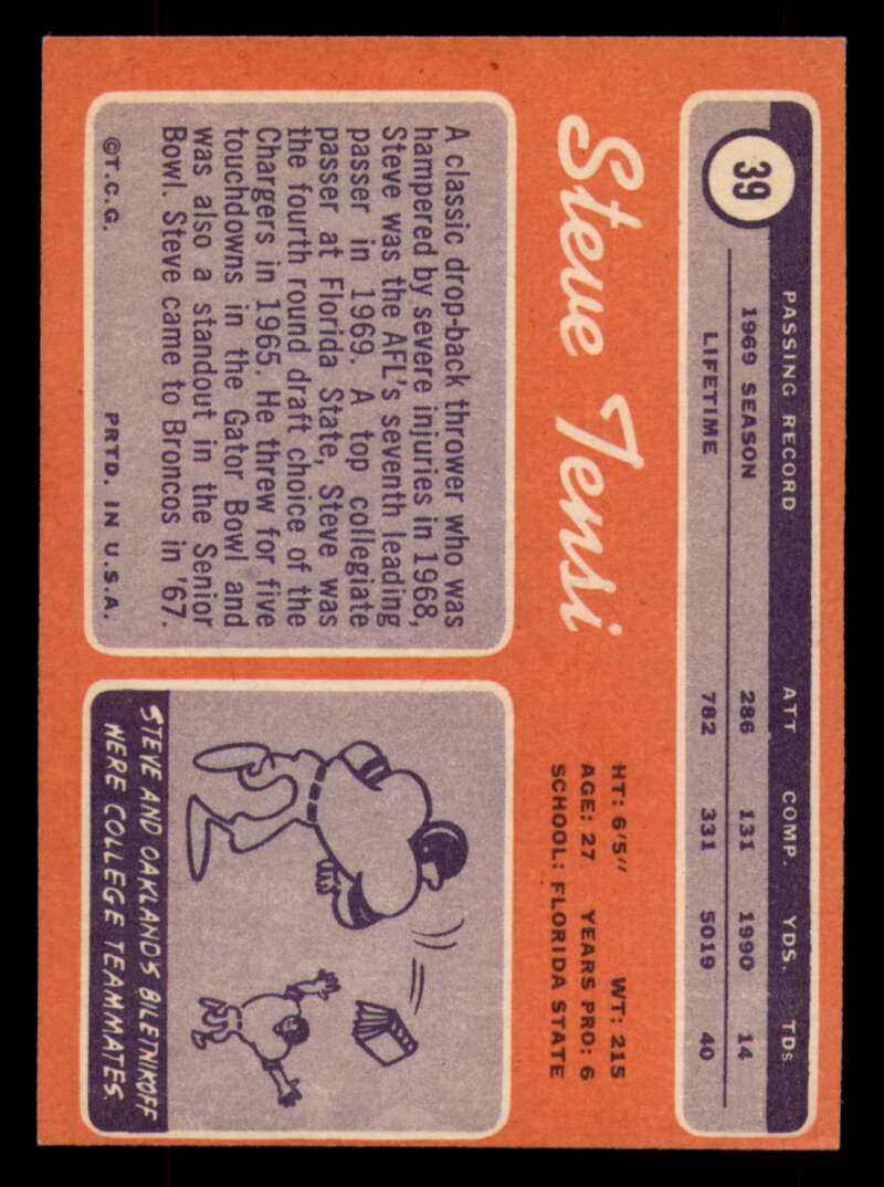 1970 Topps Football #1 to #89 - Complete your set - Pick your card - Picture 227 of 475