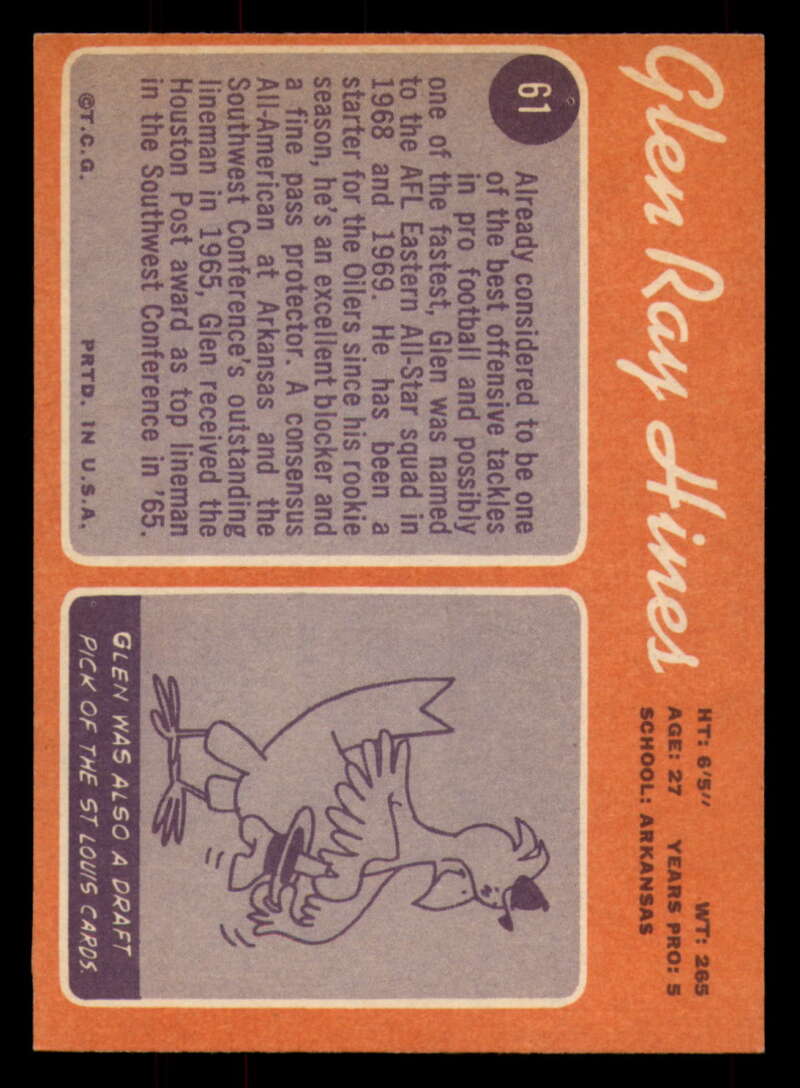 1970 Topps Football #1 to #89 - Complete your set - Pick your card - Picture 345 of 475