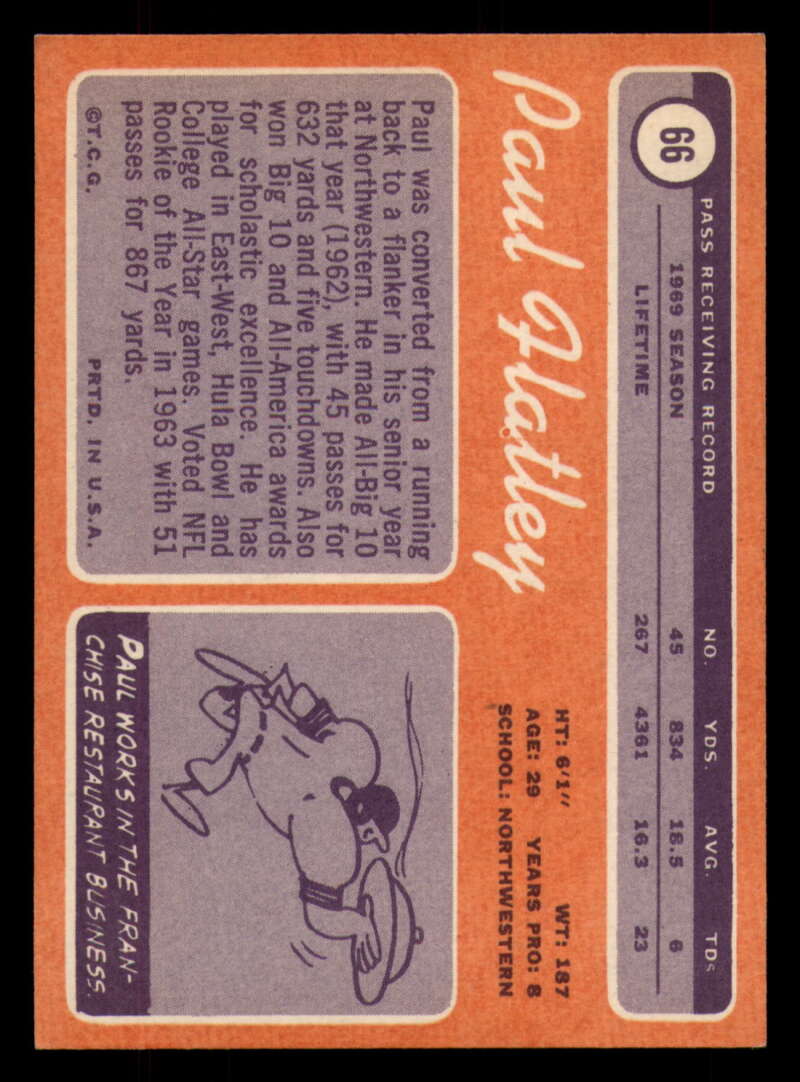 1970 Topps Football #1 to #89 - Complete your set - Pick your card - Picture 371 of 475