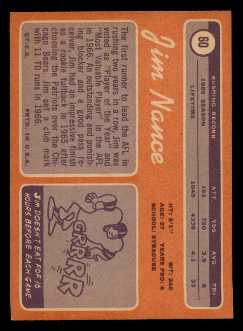 1970 Topps Football #1 to #89 - Complete your set - Pick your card - Picture 339 of 475