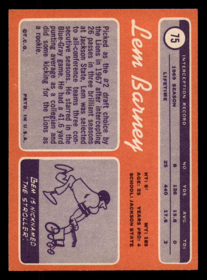 1970 Topps Football #1 to #89 - Complete your set - Pick your card - Picture 411 of 475