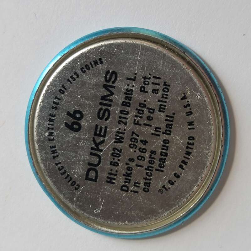 1971 Topps Coins Baseball - Complete your set - Pick your card - Picture 187 of 333