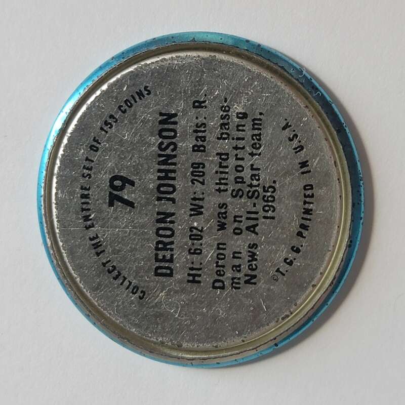 1971 Topps Coins Baseball - Complete your set - Pick your card - Picture 205 of 333