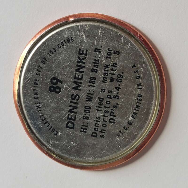 1971 Topps Coins Baseball - Complete your set - Pick your card - Picture 215 of 333