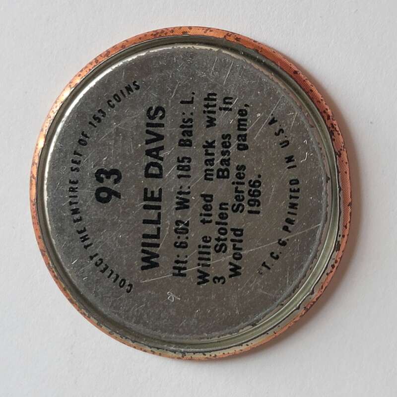 1971 Topps Coins Baseball - Complete your set - Pick your card - Picture 217 of 333