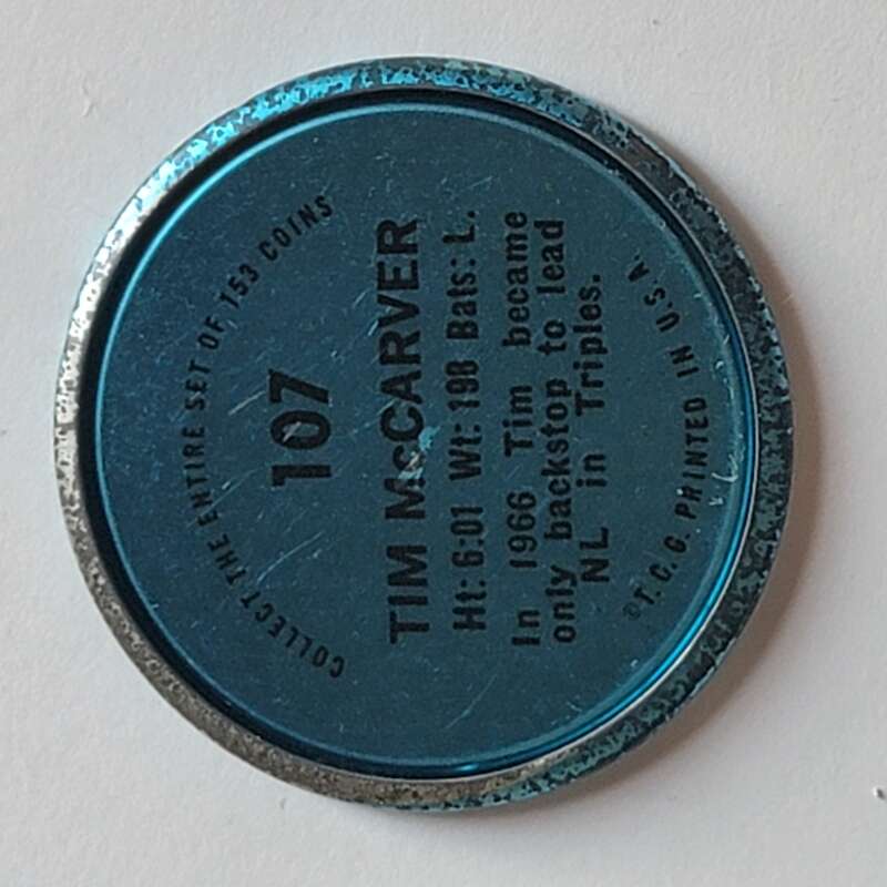 1971 Topps Coins Baseball - Complete your set - Pick your card - Picture 241 of 333