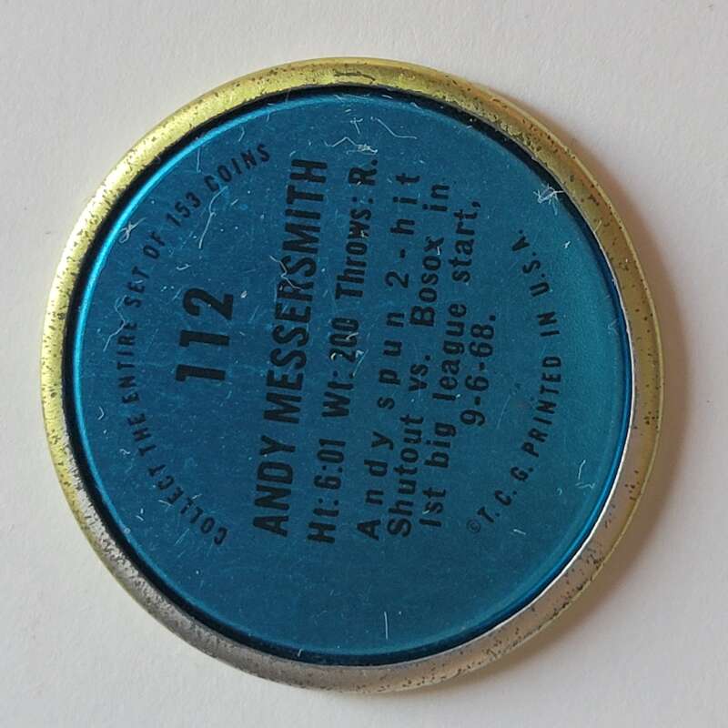 1971 Topps Coins Baseball - Complete your set - Pick your card - Picture 255 of 333