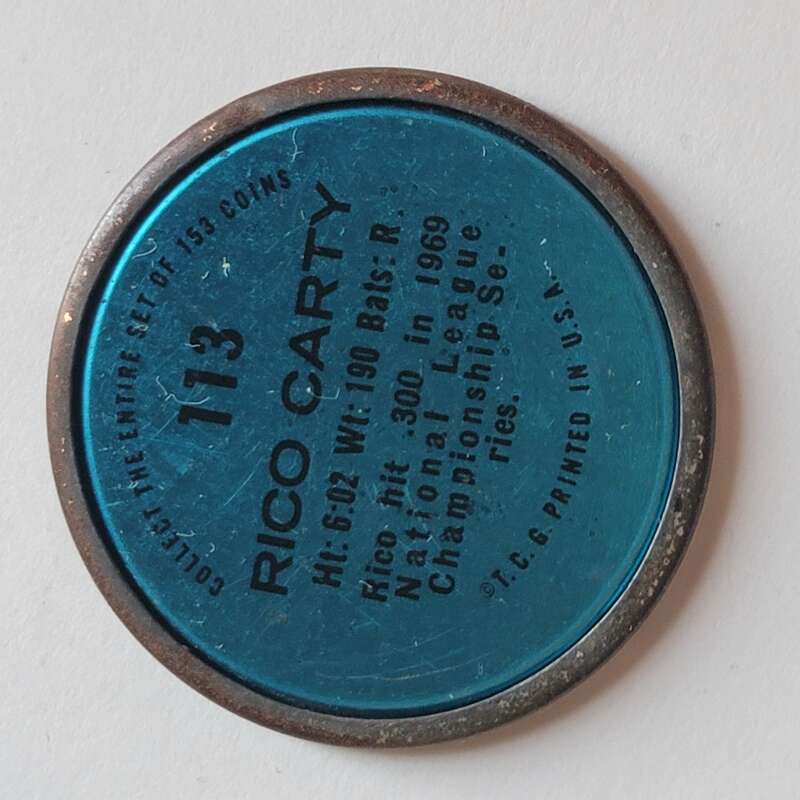 1971 Topps Coins Baseball - Complete your set - Pick your card - Picture 257 of 333