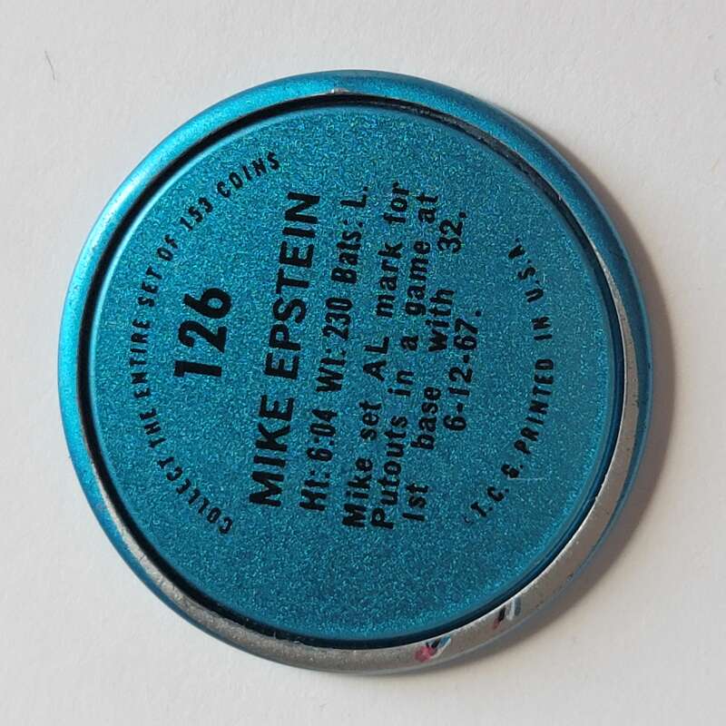 1971 Topps Coins Baseball - Complete your set - Pick your card - Picture 279 of 333