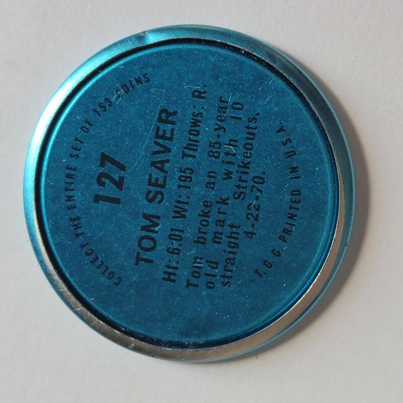 1971 Topps Coins Baseball - Complete your set - Pick your card - Picture 283 of 333