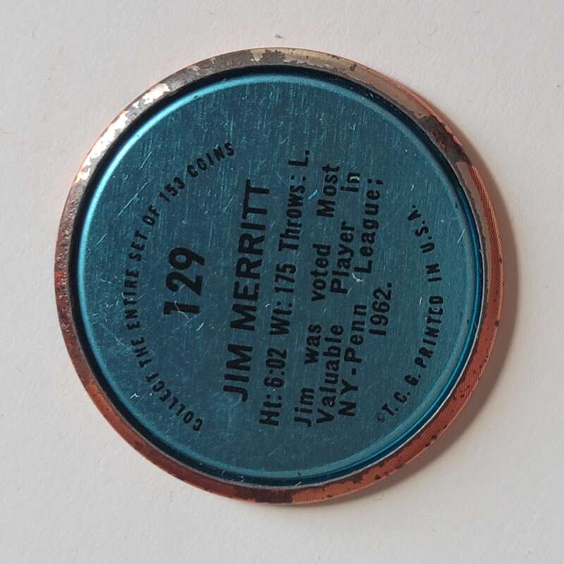 1971 Topps Coins Baseball - Complete your set - Pick your card - Picture 285 of 333