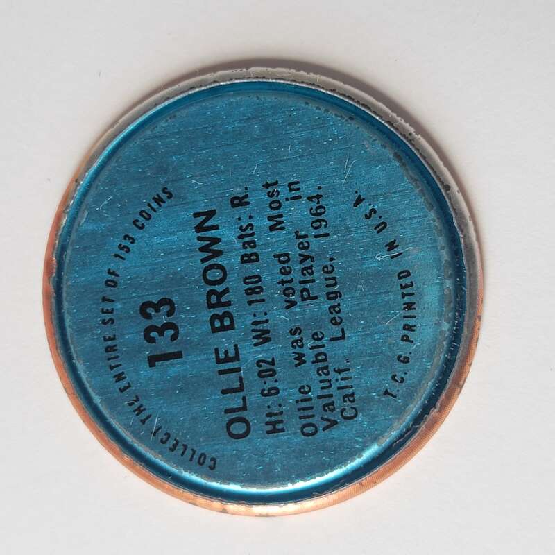 1971 Topps Coins Baseball - Complete your set - Pick your card - Picture 291 of 333